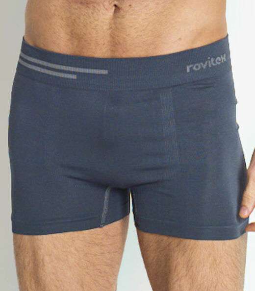 Cueca Boxer Microfibra Rovitex Cinza