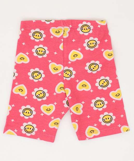 Conjunto Infantil Estampado Manga Curta Marisa Tam 1 a 3 
