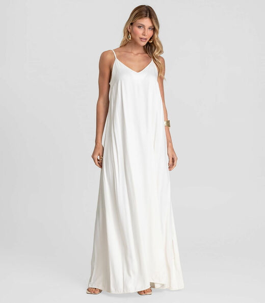 Image_Vestido Feminino Longo em Tecido Dianna Bege
