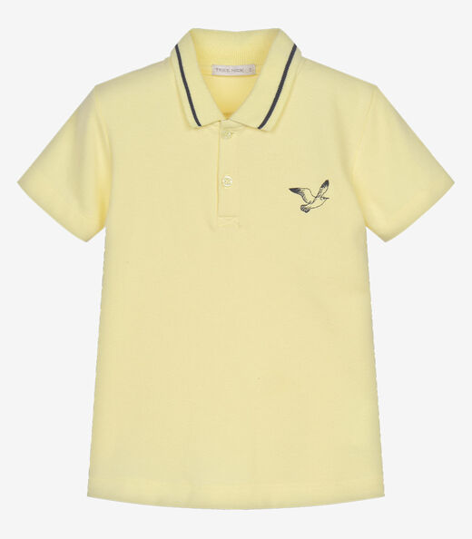 Conjunto Infantil Polo Com Bermuda Trick Nick Amarelo