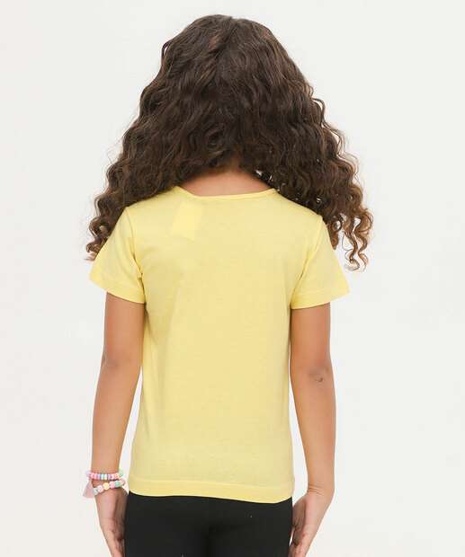 Camiseta Manga Curta Minnie Disney Tam 4 a 10