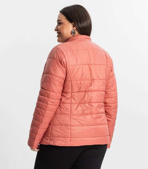 Jaqueta Microfibra Secret Glam Laranja