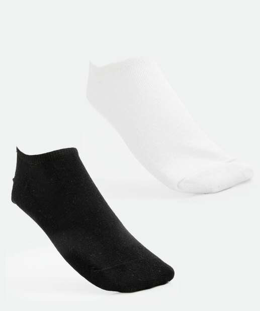 Image_Kit 2 Pares Meias Invisíveis Feminina Básicas Marisa