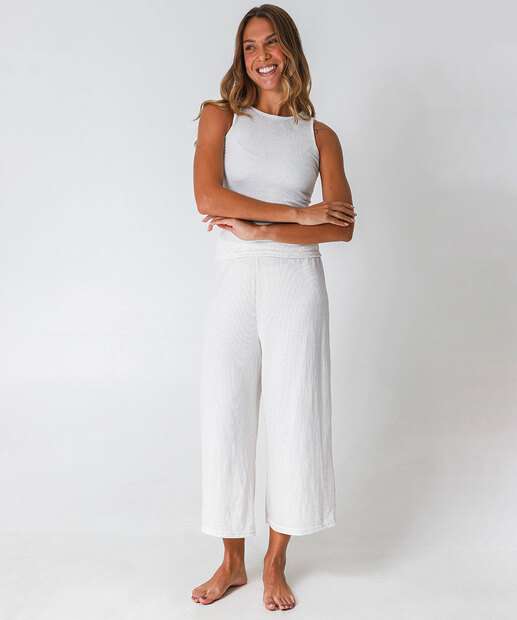 Image_Pijama Feminino Capri Canelado  Marisa Off White