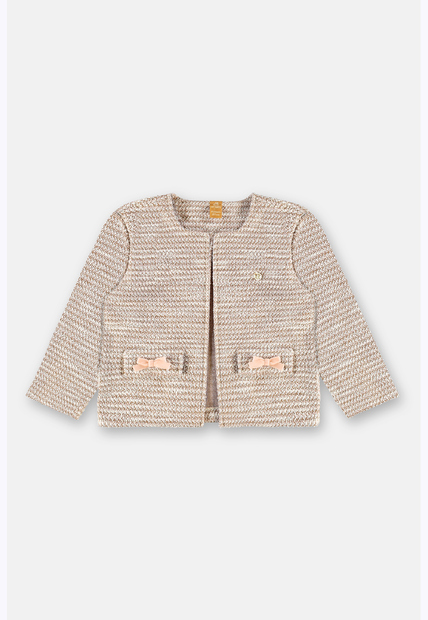 Casaco Menina Malha Tweed Up Baby