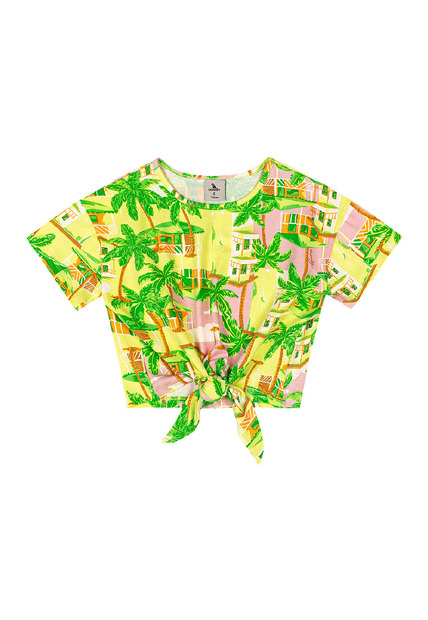 Blusa Infantil Feminino em Cotton Quimby