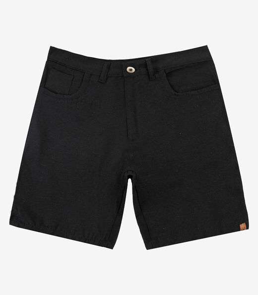 Image_Bermuda Masculina Sarja Com Bolsos Shift Preto