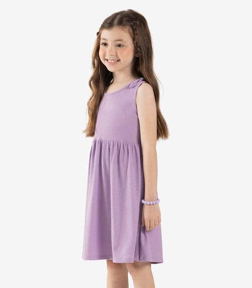 Image_Vestido Infantil Canelado Lurex Rovi Kids Roxo