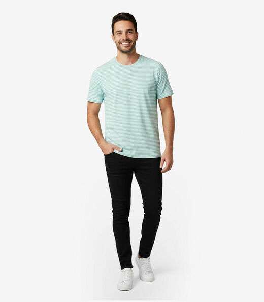 Camiseta Masculina Texturizada Select Verde
