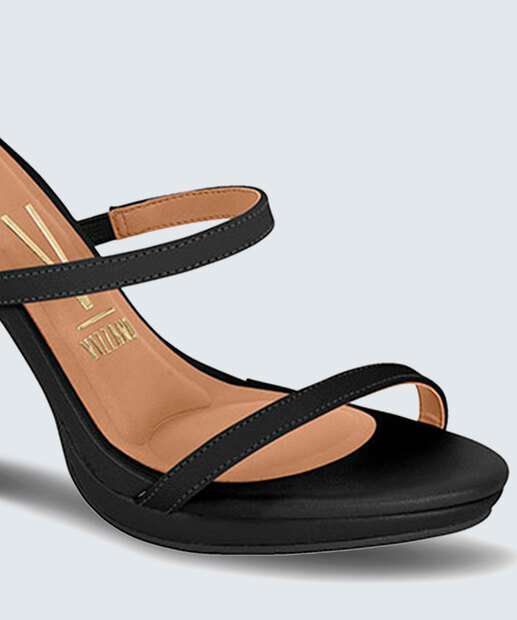 Sandália Salto Fino Feminina Tiras Vizzano 