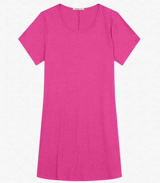 Vestido Feminino Plus Size Secret Glam Rosa