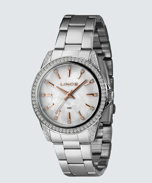 Relógio Feminino Strass Lince LRMJ160L40 B1SX