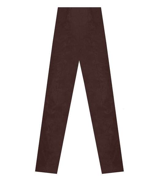 Legging Juvenil Em Material Sintético Minty Marrom