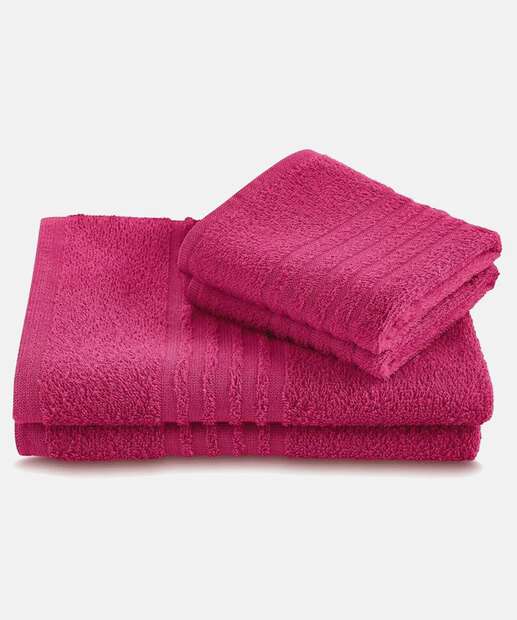 Jogo de Toalha Banho Felpuda Unique Lepper 3 Peças