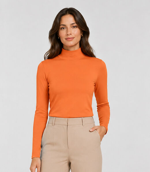 Image_Blusa Manga Longa Básica Select Laranja