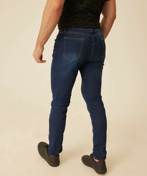 Calça Masculina Jeans Skinny Puídos MR
