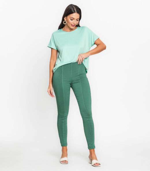 Image_Legging Feminina Em Bengaline Endless Verde