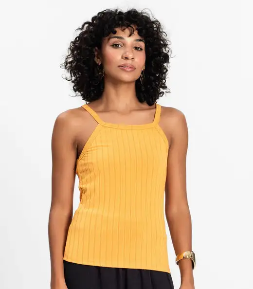 Regata Feminina Infinita Cor Amarelo