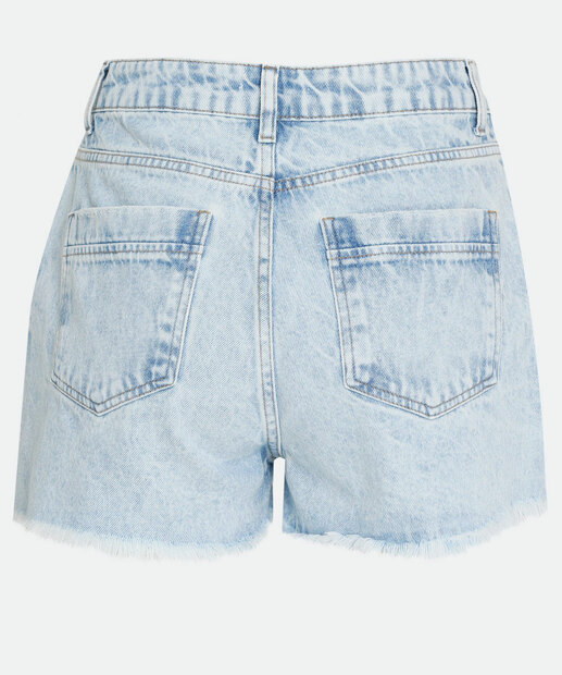 Short Jeans Destroyed Feminino Barra Desfiada Marisa