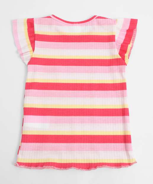 Blusa Infantil Listrada Marisa Tam 4 a 10