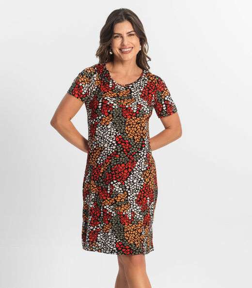 Image_Vestido Feminino Estampado Select Laranja