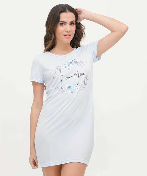 Camisola Estampa Flores Manga Curta Marisa