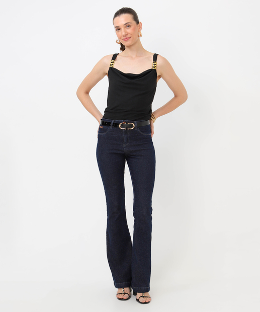 Blusa Regata Feminina Degagê Marisa Preto