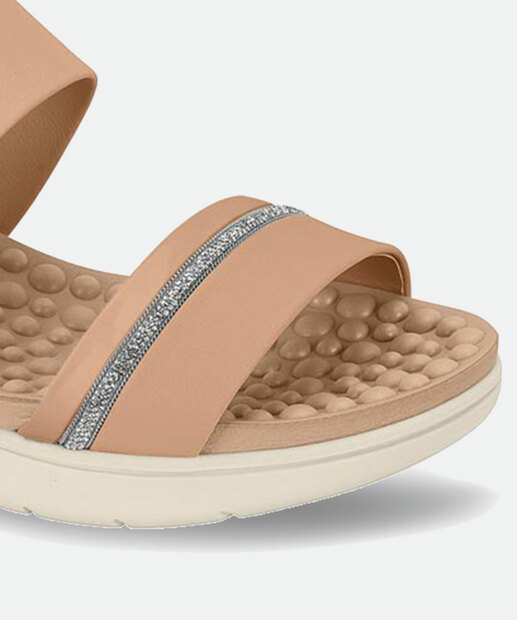 Sandália Feminina Flatform Tiras Modare 