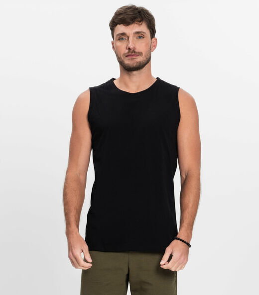 Image_Regata Masculina Básica Meia Malha Diametro Preto