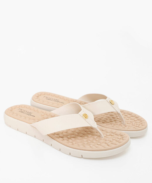 Rasteirinha Feminina Conforto Modare Off White