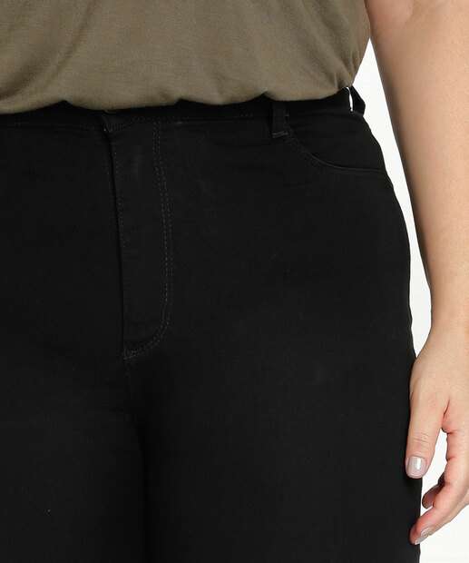 Calça Plus Size Feminina Sarja Skinny Sawary