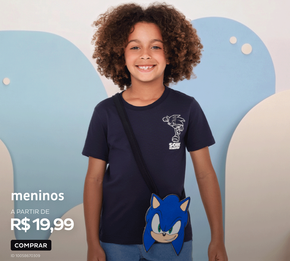 Infantil - Meninos a partir de R$19,99