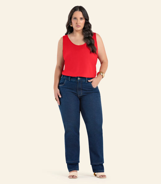 Image_Regata Feminina Plus Size Secret Glam Vermelho