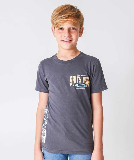 Image_Camiseta Juvenil Estampa Costas Marisa Tam 10 a 16 Cinza