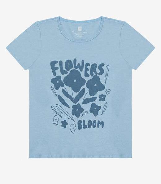 Image_Blusa T-Shirt Feminina Estampada Select Azul