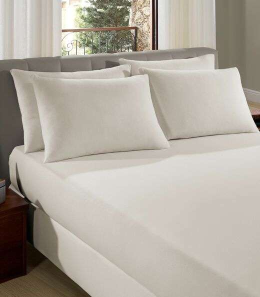 Image_Lençol Queen Premium Fio Penteado Liso Vivaldi Off White