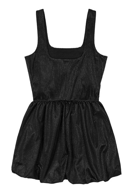 Vestido Balonê Tecido Brilho Gloss
