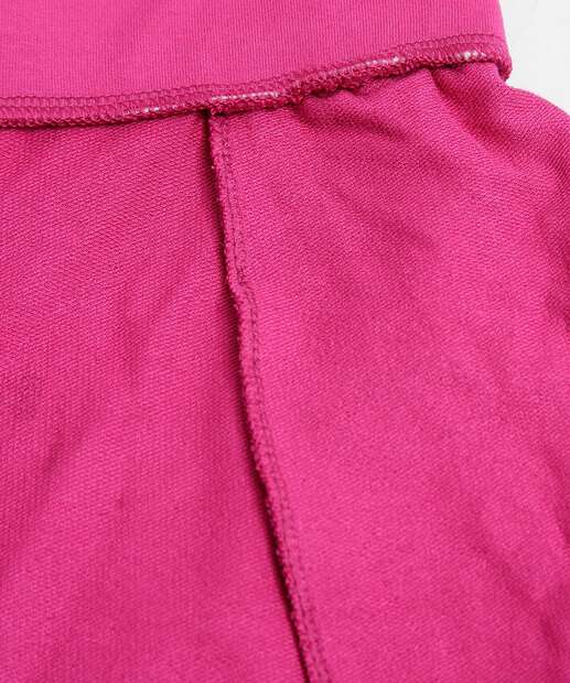 Calça Moletinho Feminina Reta Bolsos 