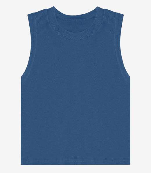 Regata Básica Infantil Lisa Soletex Azul