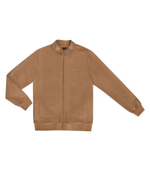 Jaqueta Masculina Em Moletom Diametro Marrom