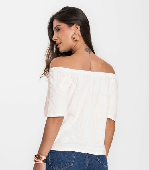 Blusa Feminina Ciganinha Infinita Cor Marrom