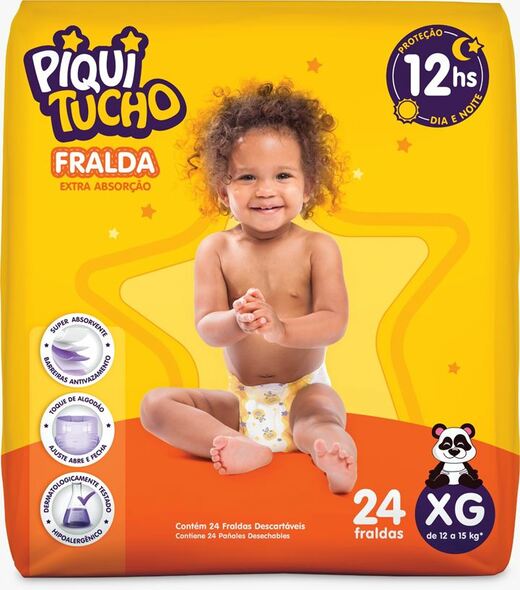 Image_Kit 2 Fraldas Piquitucho Mega (Xg) 24 Unid cada