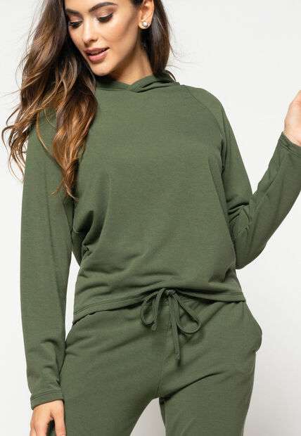 Image_Casaco  Comfy Com Capuz Moletinho Verde
