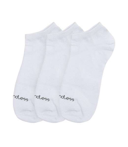 Image_Kit 3 Pares De Meias Soquete Adulto Endless Branco