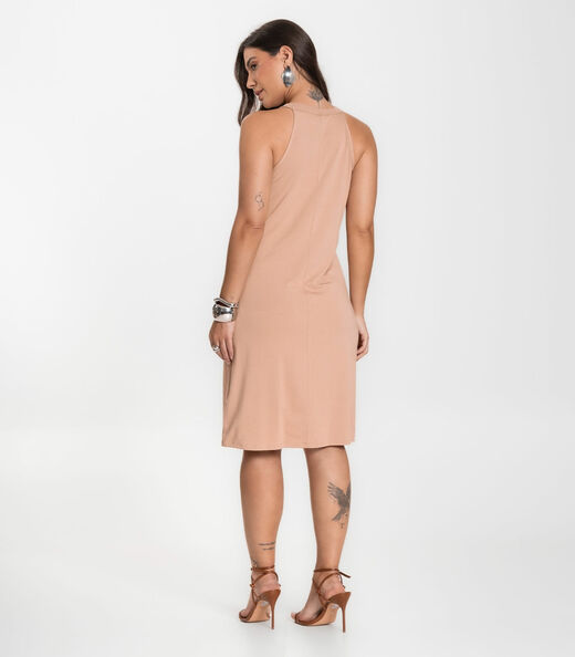 Vestido Feminino Infinita Cor Chocolate