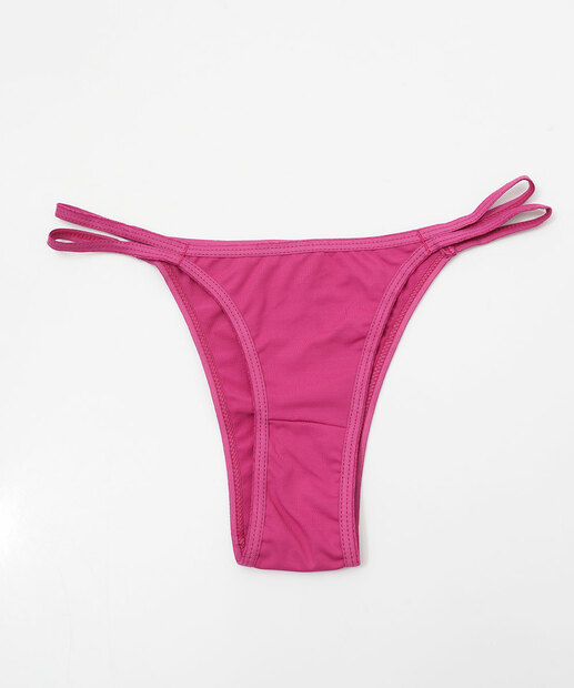 Kit 2 Calcinhas String Floral E Lisa Marisa Branco