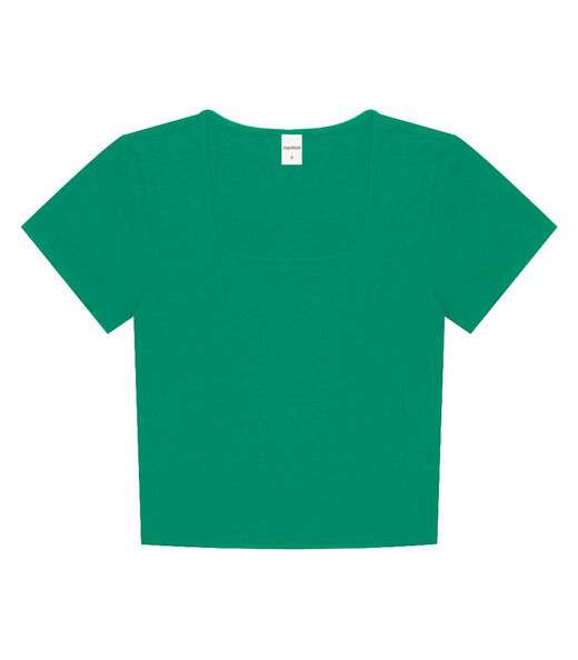 Blusa Cropped Feminina Rovitex Verde