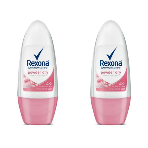 Image_Kit c/2 Unidades de Desodorante Rollon Rexona 50ml Feminino Powder
