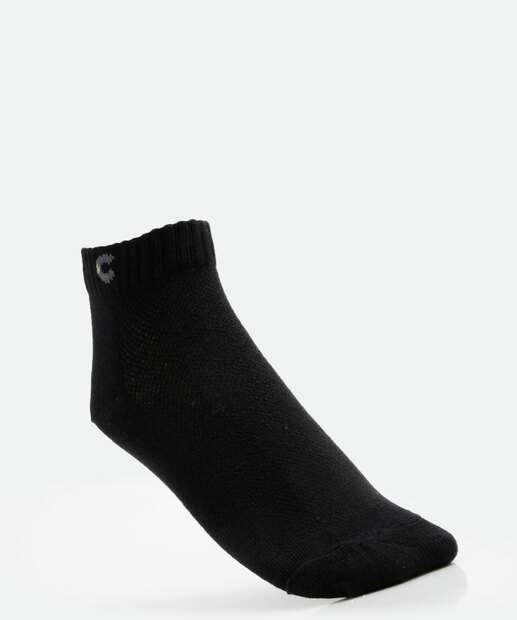 Kit 3 Pares Meias Infantil Cano Curto Básicas