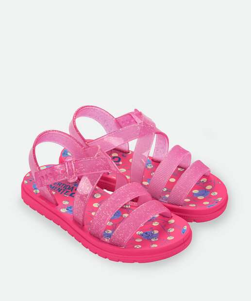 Sandália Infantil Divertidamente Glitter Disney